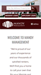 Mobile Screenshot of mandy-management.com